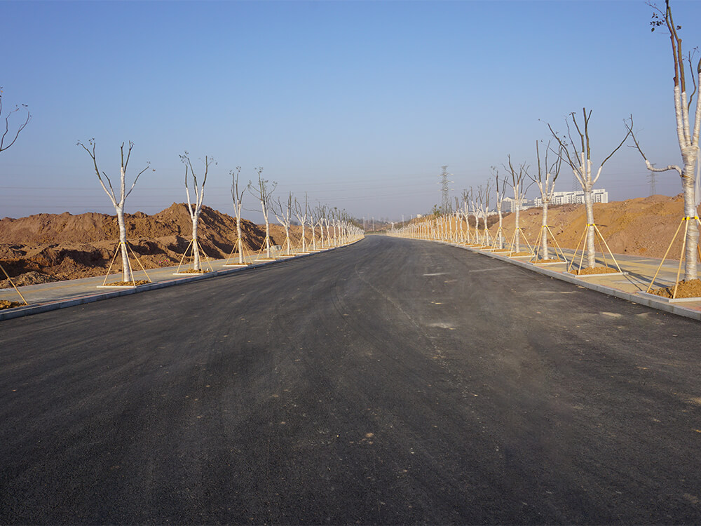 安徽金寨现代产业园区路网项目-红石路（2014年5月）